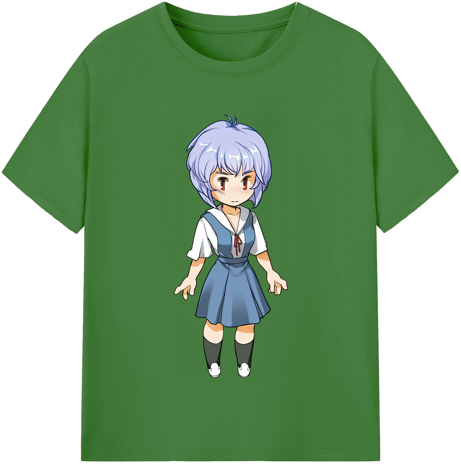 （画像用） EVA 新世紀エヴァンゲリオン レディースカジュアルプリントTシャツ（綿100％）